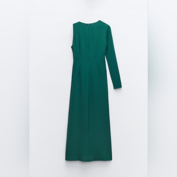 🏵️💚 METAL PIECE ASYMMETRIC DRESS - Picture 5 of 13